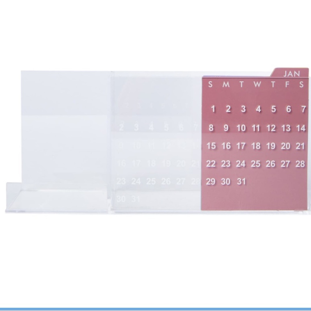 Calendar Desk Organizer